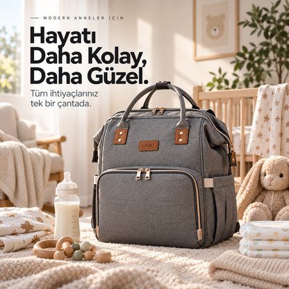 Kalya TR | Premium Anne-Bebek Bakım Çantası